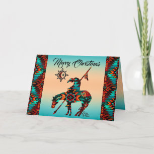 Ende der geklappten Ferienkarte Feiertagskarte