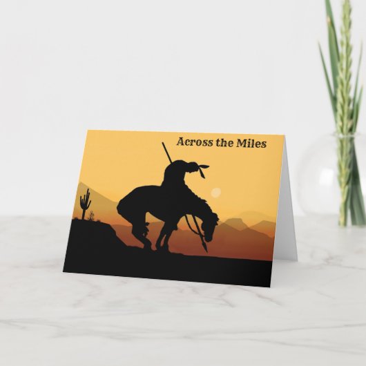 Ende der Grußkarte Karte (Vorderseite)