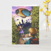 Ende der Hedge Maze Grußkarte Karte (Gelbe Blume)