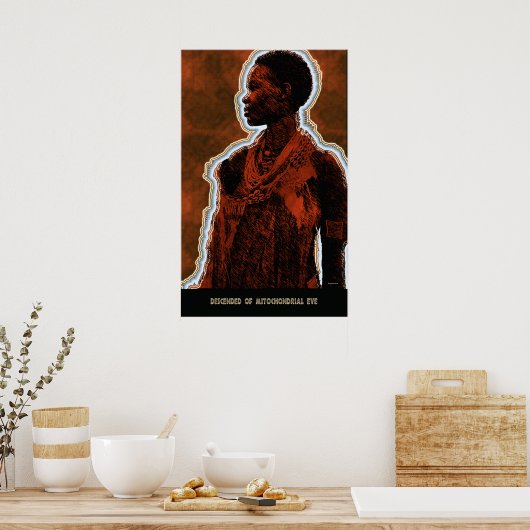 Ende der mitochondrialen Eve Poster (Küche)