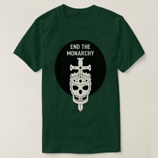 Ende der Monarchie T-Shirt (Design vorne)