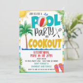 Ende der Party Einladung (Stehend Vorderseite)