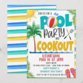 Ende der Party Einladung (Vorne/Hinten)