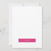 Ende der Party Einladung (Rückseite)