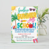 Ende der Party Einladung (Stehend Vorderseite)