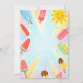 Ende der Party Einladung der Schule, Party der Sch (Rückseite)