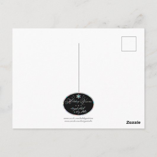 Ende der Postkarte (Rückseite)