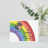 Ende der psychischen Gesundheit Stigma Postkarte (Stehend Vorderseite)