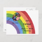 Ende der psychischen Gesundheit Stigma Postkarte (Vorne/Hinten)