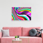 Ende der Regenbogenkunst Leinwanddruck (Insitu (Wohnzimmer))