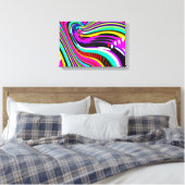 Ende der Regenbogenkunst Leinwanddruck (Insitu (Schlafzimmer))