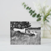 Ende der Reise Postkarte (Stehend Vorderseite)