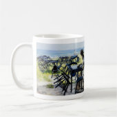 Ende der Saison Kaffeepause Tasse (Links)