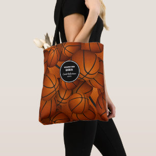 Ende der Saison personalisierte Basketballbussen Tasche