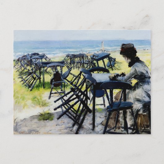 Ende der Saison Postkarte (Vorderseite)