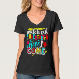 Ende der Schule Abschluss aufpassen Kindergarten E T-Shirt