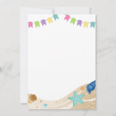 Ende der Schule Pool Sommerklasse Party Fundraiser Einladung (Rückseite)