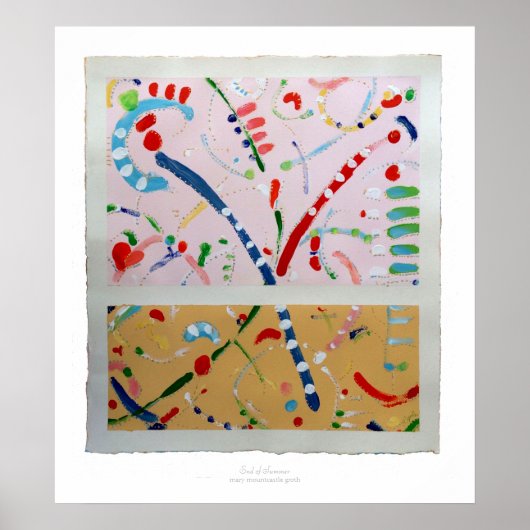 Ende der Sommerkurse Poster (Vorne)