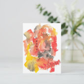 Ende der Sommerpostkarte Postkarte (Stehend Vorderseite)