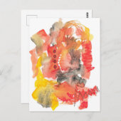 Ende der Sommerpostkarte Postkarte (Vorne/Hinten)