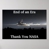 Ende der Space Shuttle-Ära Poster (Vorne)