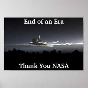 Ende der Space Shuttle-Ära Poster