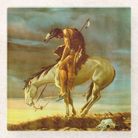 ENDE DER SPUR GLASUNTERSETZER (Vorderseite)