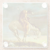 ENDE DER SPUR GLASUNTERSETZER (Rückseite)