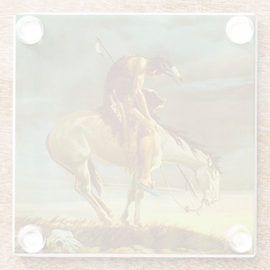 ENDE DER SPUR GLASUNTERSETZER (Rückseite)