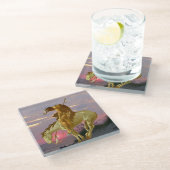 ENDE DER SPUR GLASUNTERSETZER (Schrägansicht)