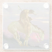 ENDE DER SPUR GLASUNTERSETZER (Rückseite)