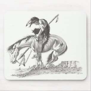 Ende der Spur Mousepad