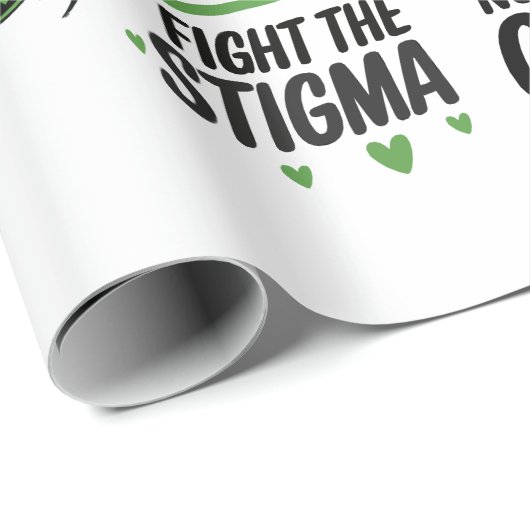 Ende der Stille, Kampf gegen das Stigma - Psychisc Geschenkpapier (Rolleneckpunkt)