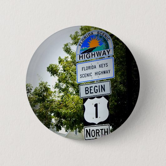Ende der Straße Button (Vorderseite)