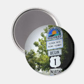 Ende der Straße Magnet (Vorderseite/Rückseite)