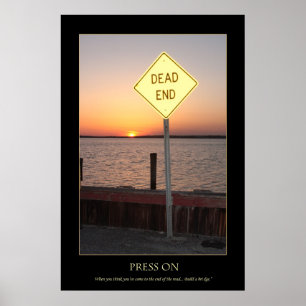 Ende der Straße Poster