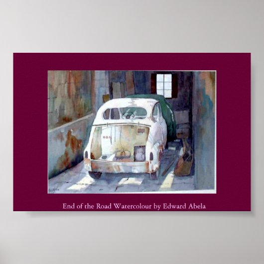 Ende der Straße Poster (Vorne)