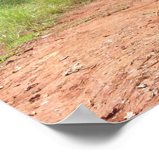 Ende der Straße Poster (Ecke)