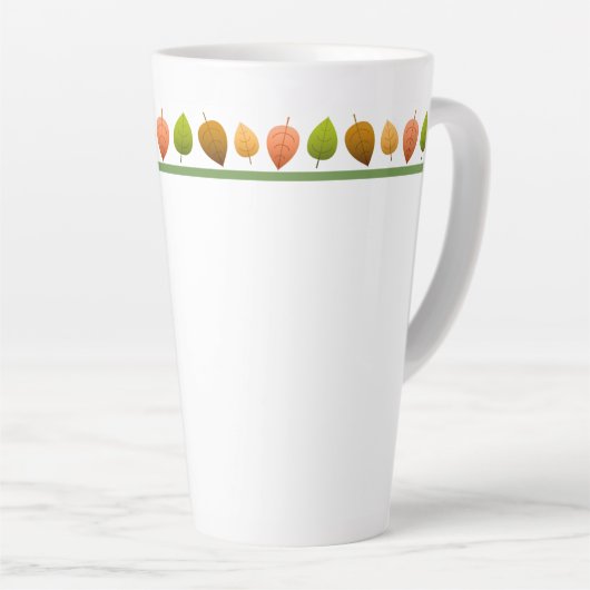 Ende der Tasse Herbstunterschiede (Rechte Ecke)