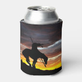 Ende der Trail-Silhouette mit Atemberaubendem Sonn Dosenkühler (Kanne Vorderseite)