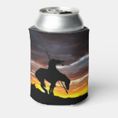 Ende der Trail-Silhouette mit Atemberaubendem Sonn Dosenkühler (Kanne Rückseite)