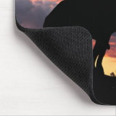 Ende der Trail-Silhouette mit Sunset Mouse Pad Mousepad (Ecke)