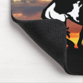 Ende der Trail-Silhouette mit Sunset Mouse Pad Mousepad (Ecke)