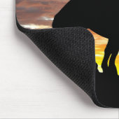 Ende der Trail-Silhouette mit Sunset Mouse Pad Mousepad (Ecke)
