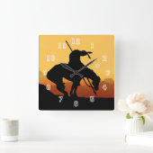 Ende der Trail Silhouette Wall Uhr (Zuhause)