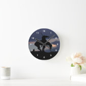 Ende der Trail Silhouette Wall Uhr (Zuhause)