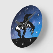 Ende der Trail Silhouette Wall Uhr (Winkel)