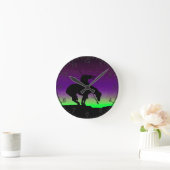 Ende der Trail Silhouette Wall Uhr (Zuhause)