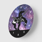 Ende der Trail Silhouette Wall Uhr (Winkel)