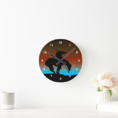 Ende der Trail Silhouette Wall Uhr (Zuhause)
